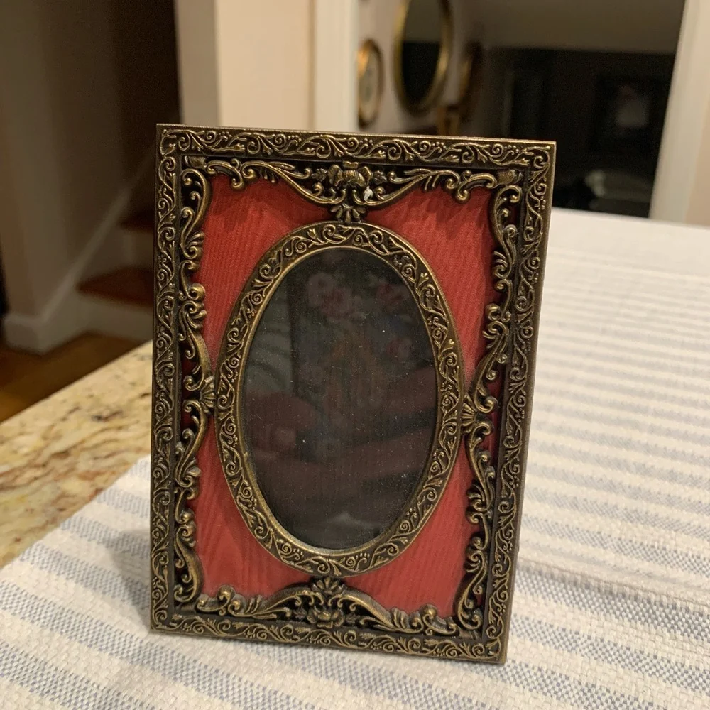Vintage Metal Ornate Picture Frame